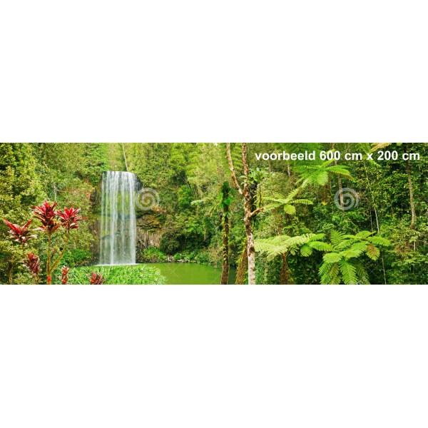 Tuindoek waterval / bos